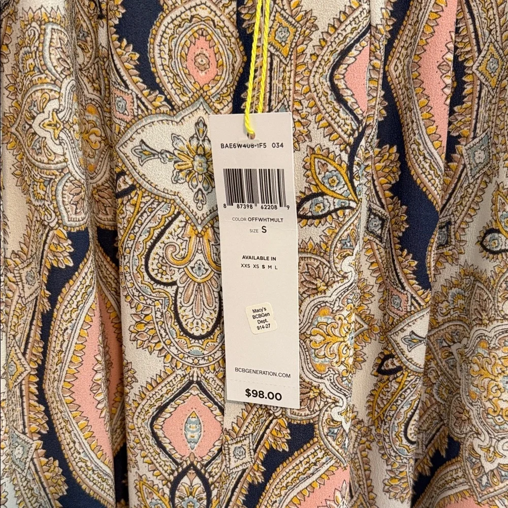 BCBGeneration Multicolor Patterned Mini Dress - Picture 4 of 5
